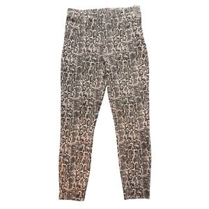 Spanx The Perfect Skinny Power Pant Snakeskin Print Grey‎ Beige Medium M